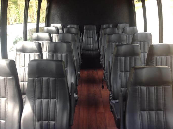 Roanoke 30 Passenger Shuttle Bus Interior