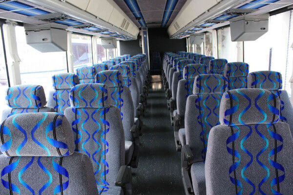 Hampton 40 Passenger Coach Bus Interior