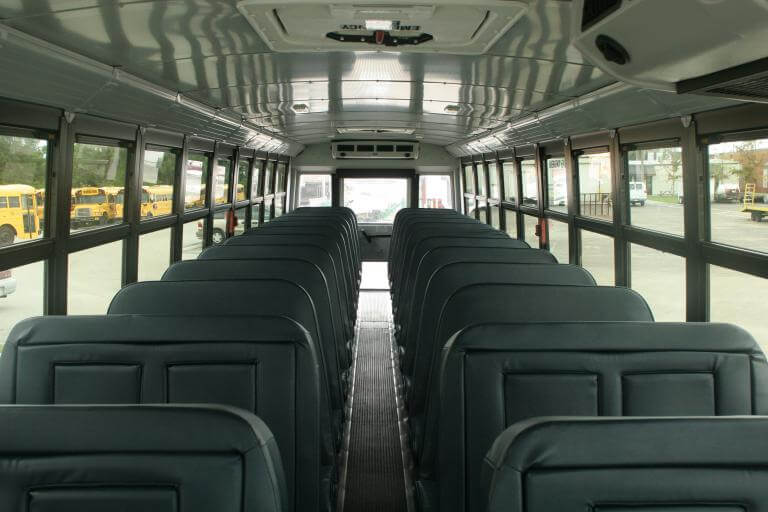 Reston 47 Passenger School Bus Interior