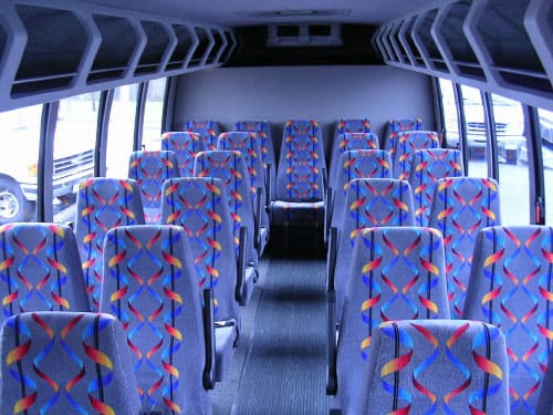 Newport News 15-35 Passenger Minibuses Interior