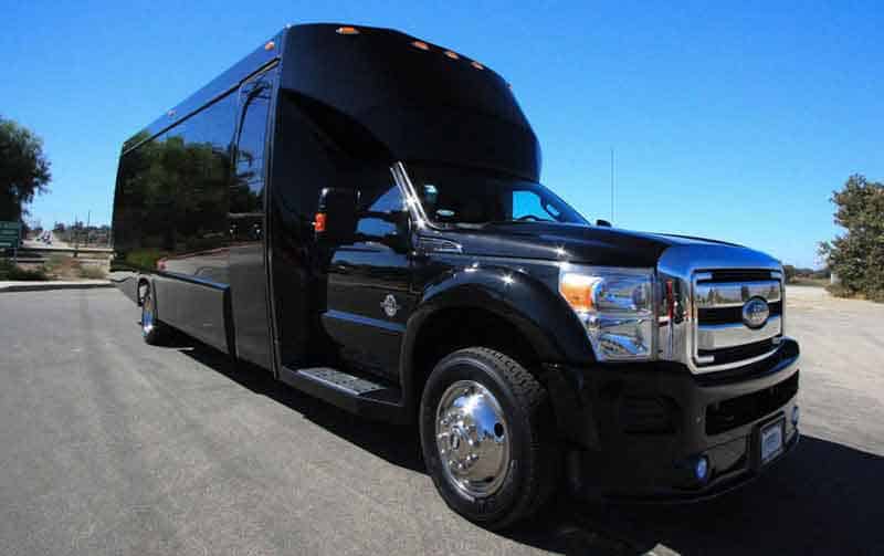 Virginia Beach 30 Passenger Party Bus Black