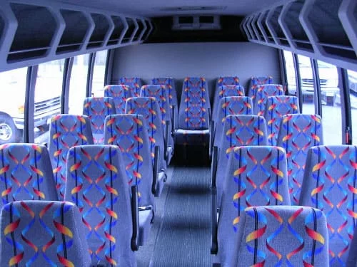 18 Passenger Minibus interior